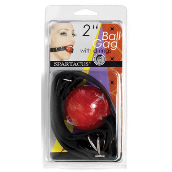 Spartacus Rubber Ball Gag - Red