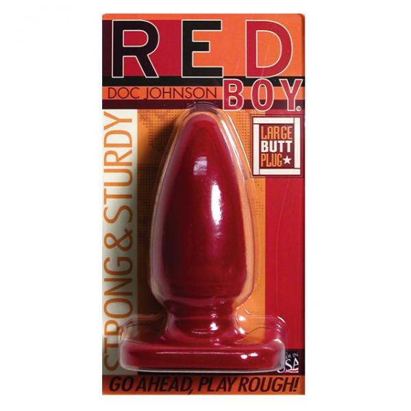 Red Boy Butt Plug - Large