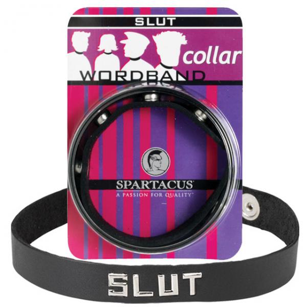 Spartacus Leather Collar (SLUT)