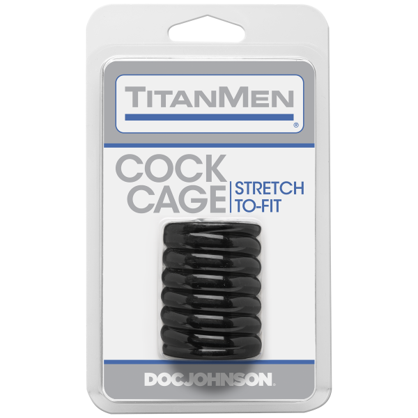 Titanmen Cock Cage - Black