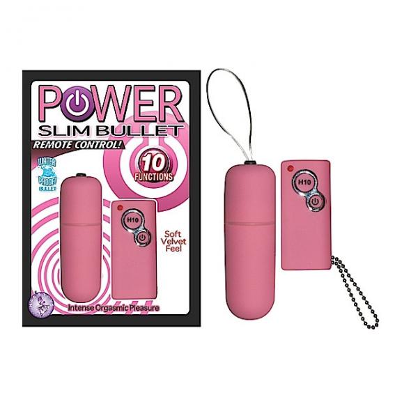 Power Slim Bullet Remote Control - Pink