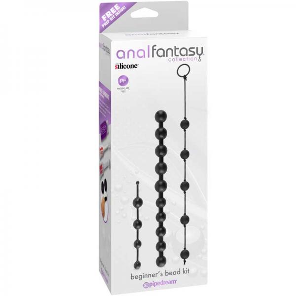 Anal Fantasy Beginners Bead Kit - Black