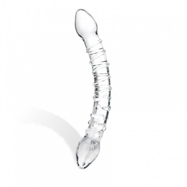 Glas Double Trouble Glass Dildo - Clear