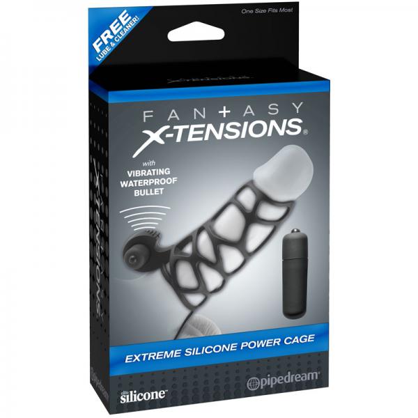 Extreme Silicone Power Cage - Black