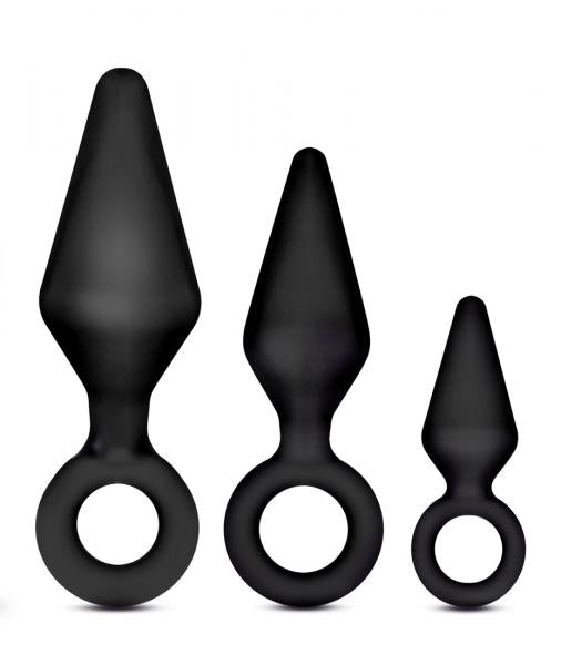 Candy Rimmer Kit Butt Plugs - Black