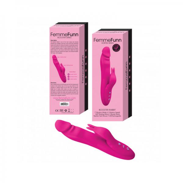 Femmefunn Booster Rabbit Vibrator - Pink