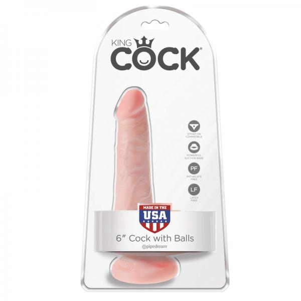 King Cock 6in Cock - Flesh