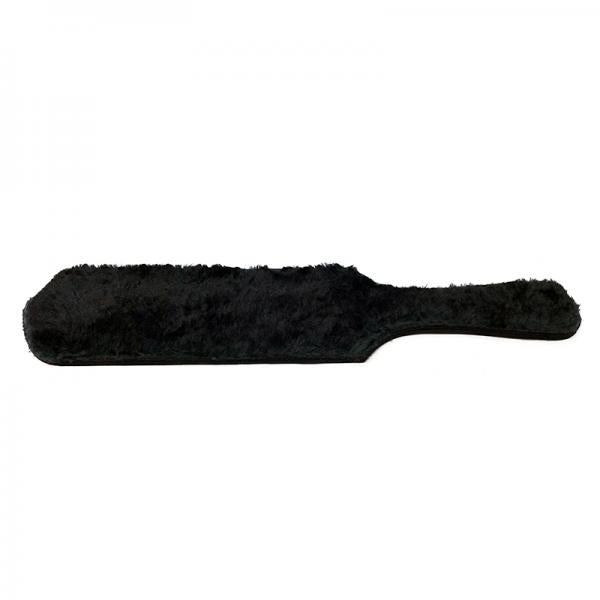 Rouge Paddle With Fur - Black