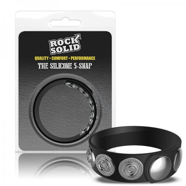 Rock Solid Silaflex 5-snap (adjustable) Black