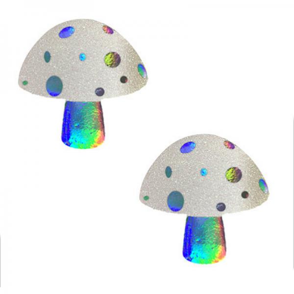 Neva Nude - Holograhic Mushroom Pasties