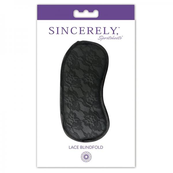 Sincerely, Lace Blindfold - Black