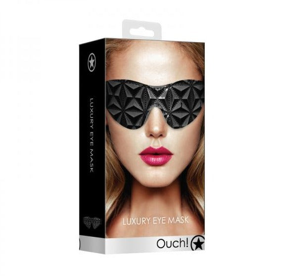 Ouch! Luxury Eye Mask - Black