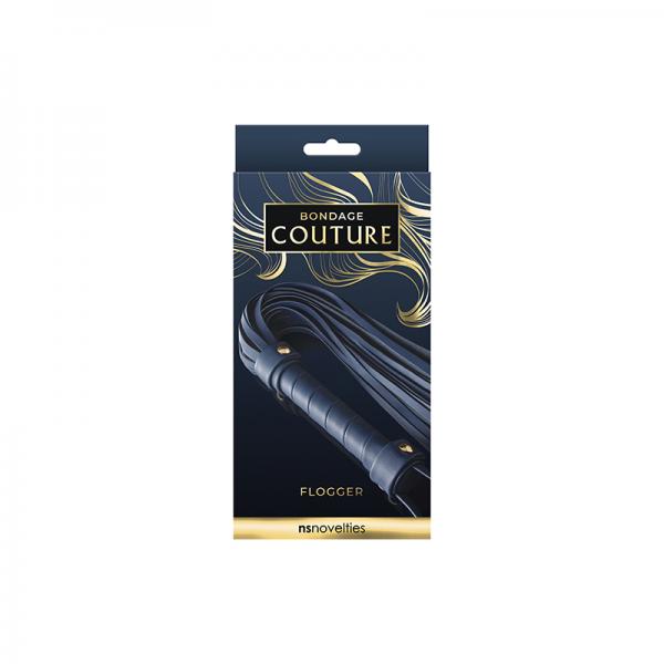 Bondage Couture Flogger - Blue