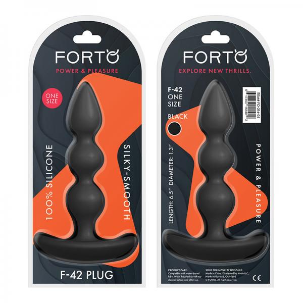 Forto F-42: Spiral Beads - Black