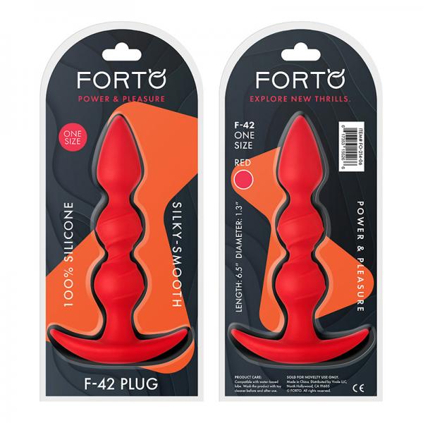 Forto F-42: Spiral Beads - Red