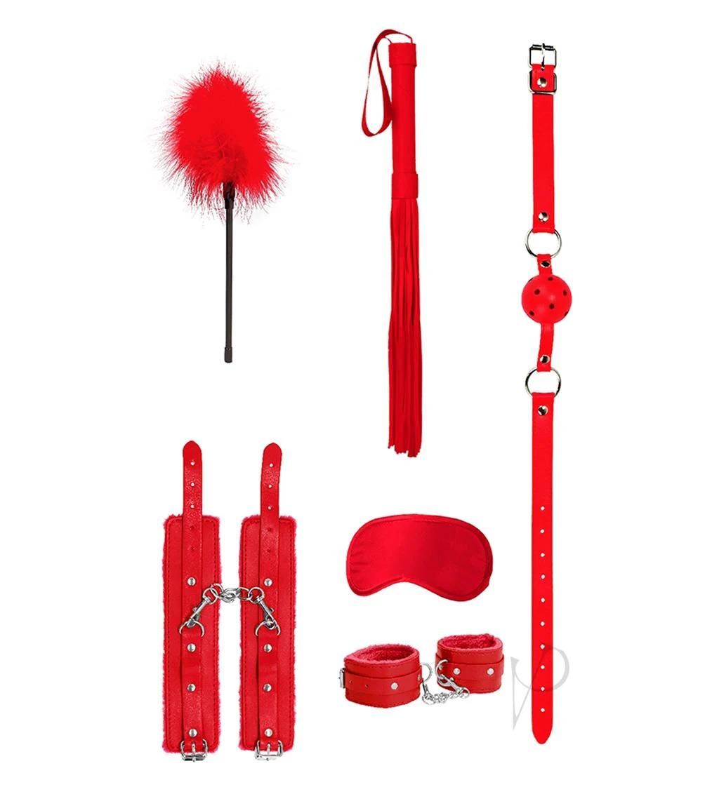 Ouch! Beginners Bondage Kit - Red