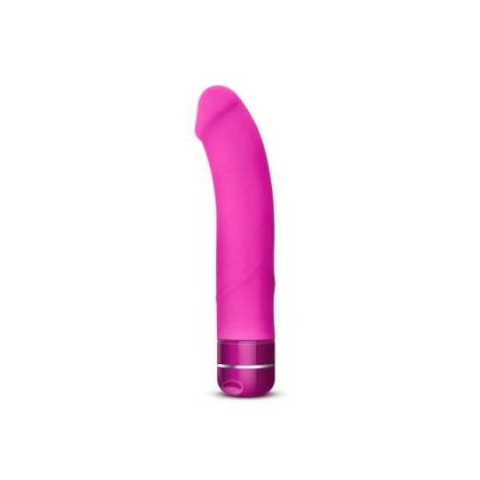 Luxe - Beau Silicone G-Spot Vibrating Dildo - Pink