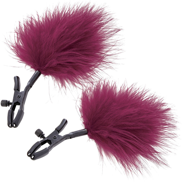 S&M Enchanted Feather Nipple Clamps