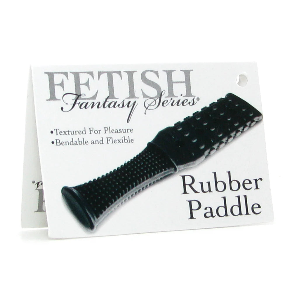 Fetish Fantasy Rubber Paddle - Black