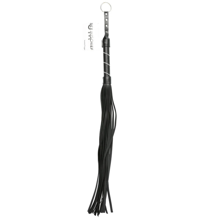 Jeweled Flogger - Black