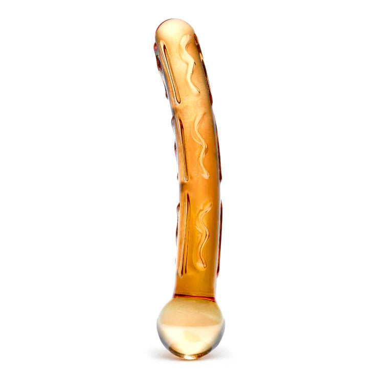 Glas Tickler Glass Dildo - Orange