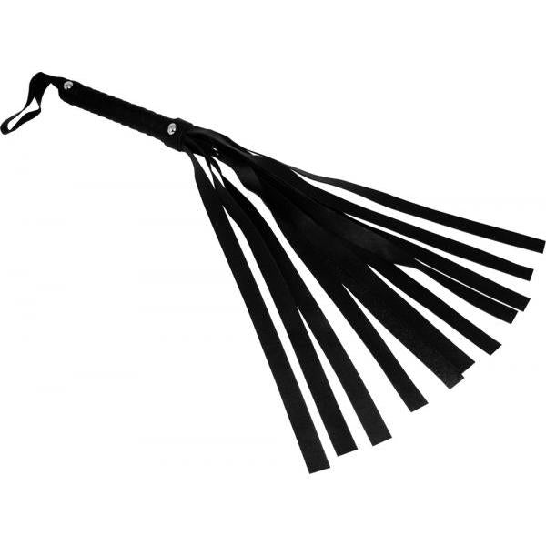 Faux Leather Flogger - Black