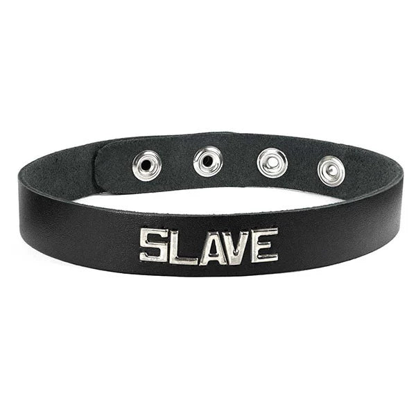 Spartacus Word Band Collar (SLAVE)