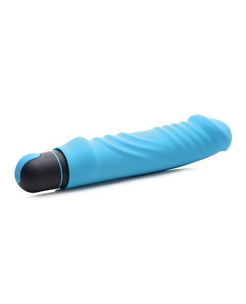 Bang! Xl Bullet & Ribbed Silicone Sleeve - Blue - BDSMTest Store