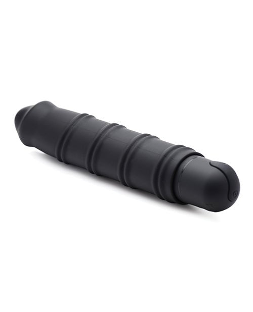 Bang! Xl Bullet & Swirl Silicone Sleeve - Black - BDSMTest Store