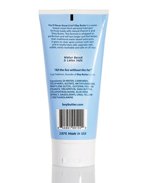 Boy Butter H2o Lube Tube - 6 Oz - BDSMTest Store