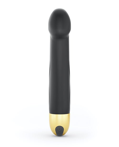 Dorcel Real Vibration M 8.6" Rechargeable Vibrator 2.0 - Black/gold - BDSMTest Store