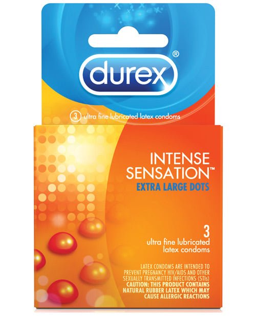 Durex Intense Sensation Condom - Box Of 3 - BDSMTest Store