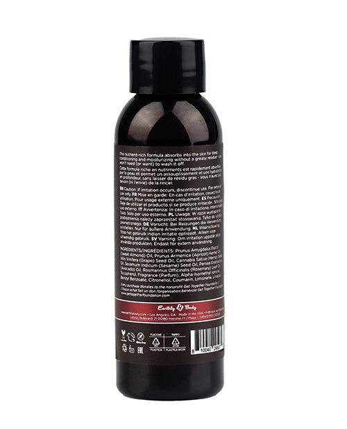 Earthly Body Massage & Body Oil - 2 Oz - BDSMTest Shop