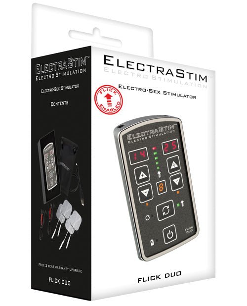 Electrastim Flick Duo Stimulator Pack Em80-e - BDSMTest Store