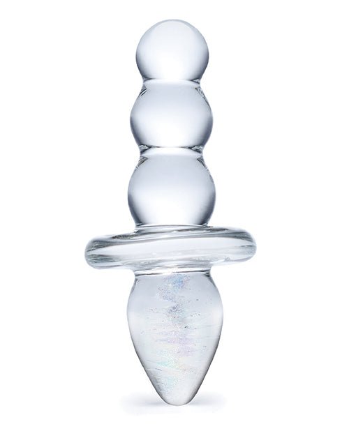 Glas Titus Beaded Glass Butt Plug - BDSMTest Store