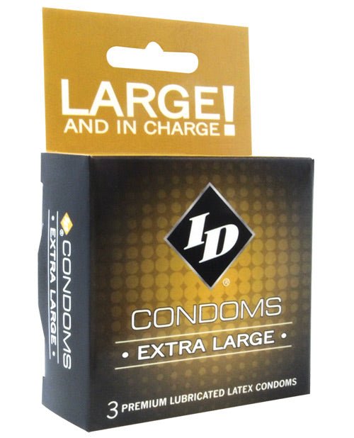 Id Extra Large Condoms - Box Of 3 - BDSMTest Store