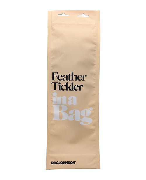 In A Bag Feather Tickler - Black - BDSMTest Store