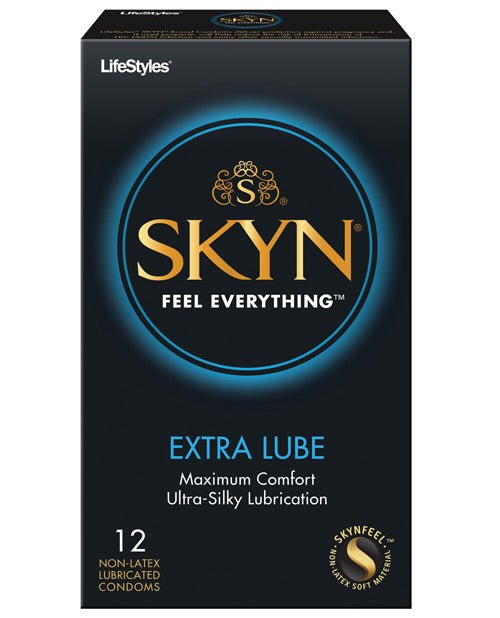 Lifestyles Skyn Extra Lubricated Condoms - Box Of 12 - BDSMTest Store