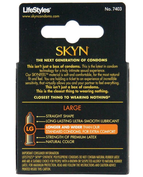 Lifestyles Skyn Large Non-latex - BDSMTest Store