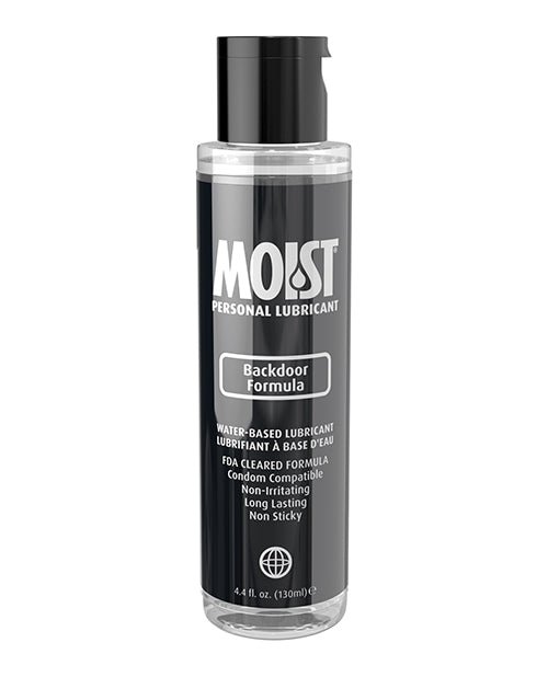 Moist Backdoor Formula Water-based Personal Lubricant - 4.4oz - BDSMTest Store