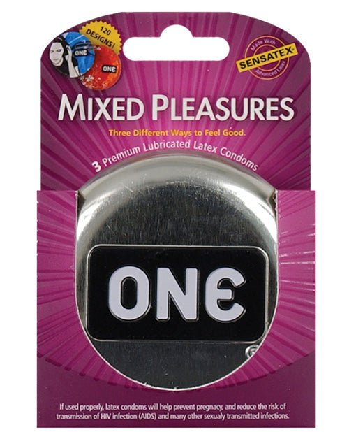 One Mixed Pleasures Condoms - BDSMTest Store