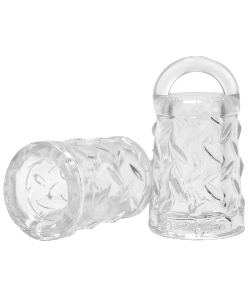 Oxballs Gripper Nipple Suckers - Clear - BDSMTest Store