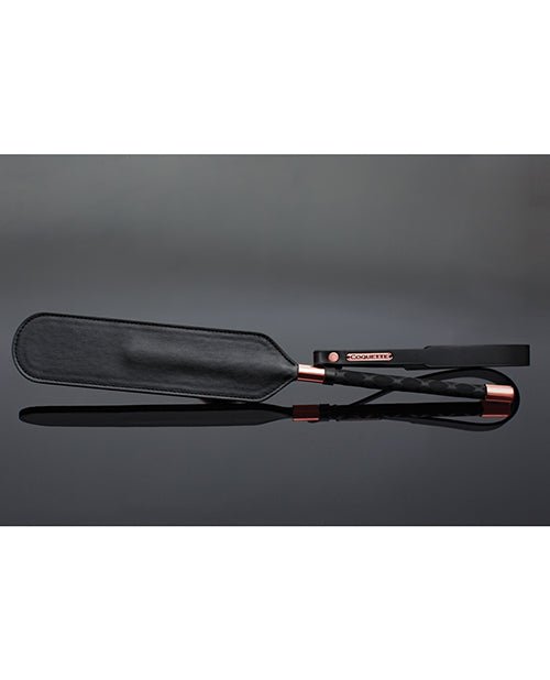 Pleasure Collection Matte Finish Paddle - Black/rose Gold - BDSMTest Store