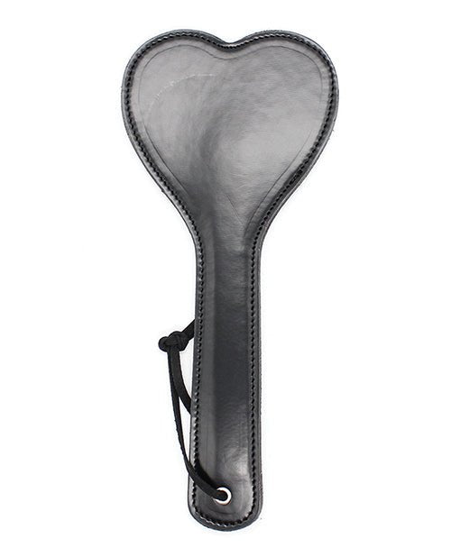 Plesur Heart-shape Paddle - Black - BDSMTest Store