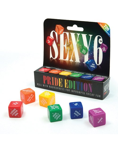 Sexy 6 Dice Game - Pride Edition - BDSMTest Store
