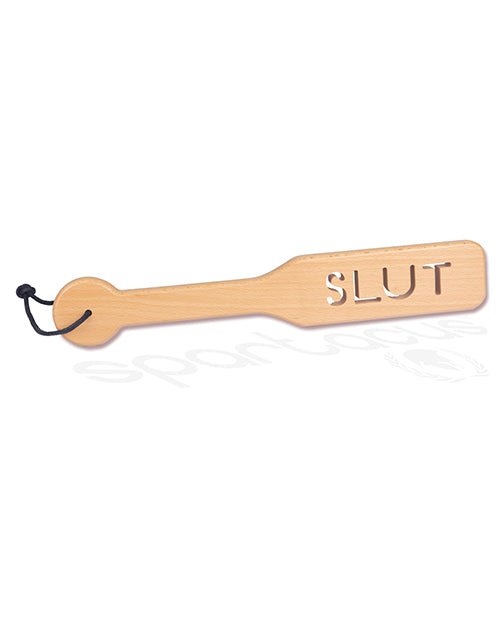 Spartacus Zelkova Wood Paddle - 32 Cm Slut - BDSMTest Store