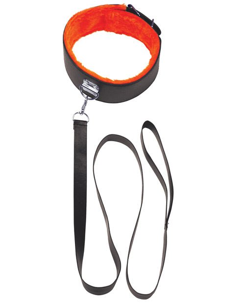The 9's Orange Is The New Black Short Leash - BDSMTest Store