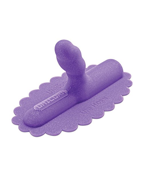 The Cowgirl Unicorn Uni Horn Silicone Attachment - Purple - BDSMTest Store