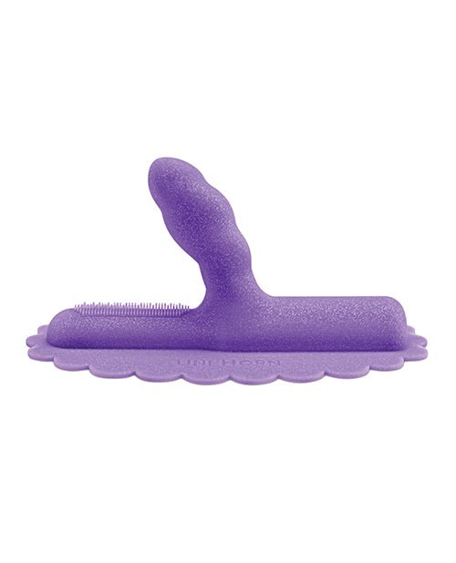 The Cowgirl Unicorn Uni Horn Silicone Attachment - Purple - BDSMTest Store