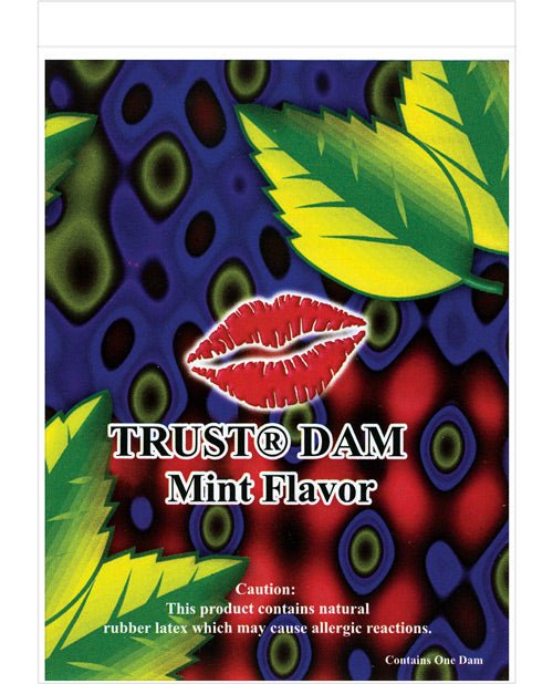 Trust Dam Latex Dental Dam - Mint - BDSMTest Store